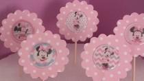 wedding photo - Cupcake Toppers/Party Favors/Cake Toppers/ Theme Party Favor