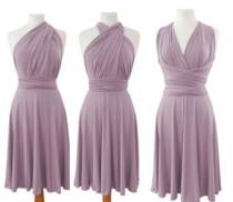 wedding photo - Lavender Infinity Wrapping Dress
