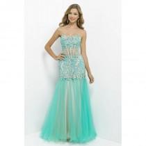 wedding photo - Honorable Ball Gown Strapless Crystal Detailing Lace Side-Draped Floor-length Tulle Prom Dresses - Dressesular.com