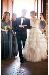 wedding photo -  Essense Of Australia Tulle Wedding Dress With Illusion Lace Sleeves Style D2186