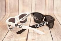 wedding photo - Bridal Sunglasses/ Bridal Party/ Wedding Sunglasses/ Personalised Glasses/ Hen Party Gift/ Bride & Groom