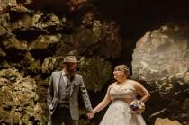 wedding photo - Destination wedding goals: a gorgeous Norse cave wedding in Iceland
