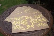 wedding photo - 50 patterned Kraft C5 (A5) envelopes, choice of colours. Eco-friendly recycled 110gsm paper gummed diamond flap. Rustic, vintage, natural.