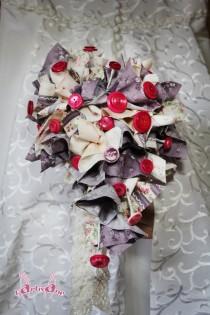 wedding photo - "Shabby Chic" bridal bouquet