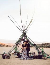 wedding photo - DWTS Mark Ballas + Singer BC Jean's Bohemian-Inspired Engagement Session