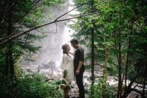 wedding photo - An Intimate and Free Spirited Rainy Mountain Elopement