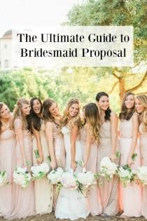wedding photo - The Ultimate Guide to Bridesmaid Proposal Ideas - Belle The Magazine