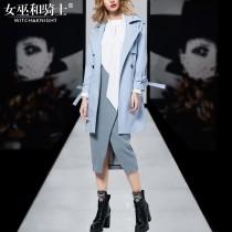wedding photo - 2017 autumn new ladies coats women long wind casual single-breasted trench coat - Bonny YZOZO Boutique Store