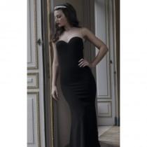 wedding photo - Black Beaded Embellished Gown by Tarik Ediz Couture - Color Your Classy Wardrobe