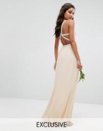 wedding photo - TFNC WEDDING Embellished Maxi Dress with Embellished Strappy Back
