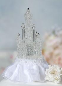 wedding photo - Cinderella Castle Cake Topper - 100073