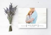 wedding photo - Personalised Printable, Save-the-Date-Printable Card - Eva Collection
