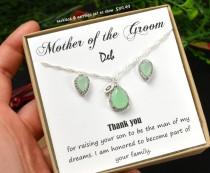 wedding photo - Mother in law gift , mother in law wedding gift , mother of the bride gift,mother of the groom gift ,mother daughter necklace, wedding gift