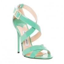 wedding photo - Jimmy Choo Patent Leather Xenia Strappy Sandal By Jimmy Choo