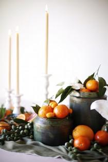 wedding photo - Winter Citrus Floral Arrangements from McKenzie Powell