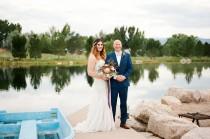 wedding photo - Geometric + Funky Details at This Colorado Estate Wedding