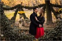 wedding photo - Engagement Photoshoot at Jardin du Luxembourg - French Wedding Style