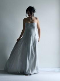 wedding photo - Wedding Dress, Wedding Gown, Ice blue Wedding Dress, Bridal gown, Princess wedding gown, ballgown, Aline wedding dress, Silk wedding dress