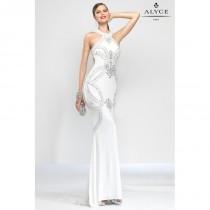 wedding photo - Diamond White Claudine for Alyce Prom 2572 Claudine for Alyce Paris - Top Design Dress Online Shop