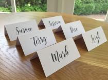 wedding photo - Wedding Place Cards, Escort Cards, Wedding Name cards - Digital download