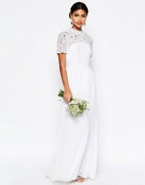 wedding photo - ASOS BRIDAL High Neck Embellished Maxi Dress