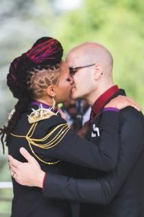 wedding photo - This Janelle Monae meets Michael Jackson bridal suit is KILLING IT with style