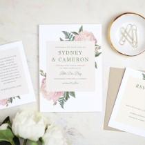 wedding photo - Printable Wedding Invitation Template 