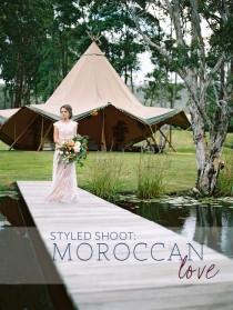 wedding photo - Moroccan Love Outdoor Wedding Styled shoot