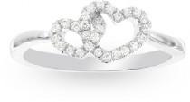 wedding photo - MODERN BRIDE 1/6 CT. T.W. Diamond Sterling Silver Promise Ring