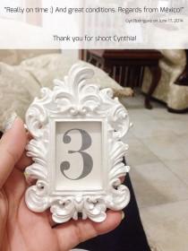 wedding photo - Ornate Table Number Wedding Place Card Holder Ornate Gold Wedding Favor Decor Table Settings Thank you for coming gift wedding favor idea