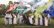 wedding photo - 9 mind-blowing offbeat wedding images from Atlanta's Gemini and the Bear