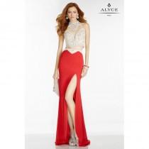 wedding photo - Red/Pearl Alyce Prom 6536 Alyce Paris Prom - Top Design Dress Online Shop