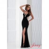 wedding photo - Jasz Couture 5682 Black/Gold,Red/Gold Dress - The Unique Prom Store