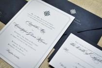wedding photo - Wedding Invitation - Nautical - Navy - Seaside - Compass