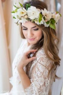 wedding photo - Lace Bridal Robe // Bridesmaid Robes // Robe // Bridal Robe // Bride Robe // Bridal Party Robes // Bridesmaid Gifts // Satin Robe
