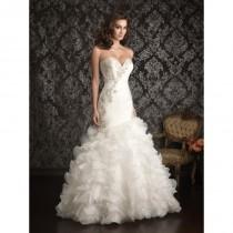 wedding photo - White/Silver Allure Bridals 9012 - Brand Wedding Store Online