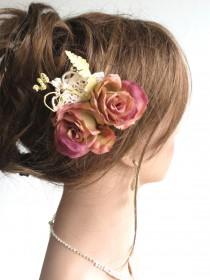 wedding photo - Wedding Accessory Hair Clip Bridal Accessory Hair Flower Clip Lace