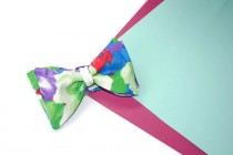 wedding photo -  Men's gift ideas Gift ideas for men Violet green floral bow tie Anniversary gifts for husband Gift husband from wife Wife husband gift Mens