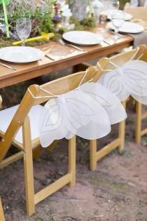 wedding photo - Screw chair covers: your fantasy wedding needs CHAIR WINGS!