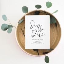 wedding photo - Printable Save the Date 