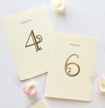 wedding photo - Wedding Table Numbers - Rose Gold Wedding Numbers - Fast Shipping
