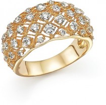 wedding photo - Diamond Band Ring in 14K Yellow Gold, 1.0 ct. t.w.