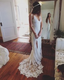 wedding photo - Romantic Wedding Dress,Lace Wedding Dress,Charming Wedding Dress,Gorgeous Wedding Dress,2017 Wedding Dress,PD00151