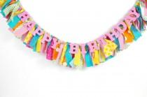 wedding photo - Candy Shoppe Birthday Party - Sweet Shop - Candyland - My Little Pony Birthday - Girl's Birthday Party - Rag Banner - Photography Prop