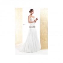wedding photo - Vestido de novia de Cabotine Modelo Flint - 2015 Evasé Palabra de honor Vestido - Tienda nupcial con estilo del cordón