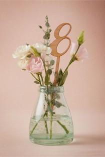 wedding photo - Table Number Ideas To Suit Every Wedding Theme