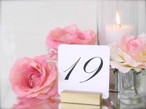 wedding photo - Table Number Holder + Gold Table Number Holder + Gold Wedding Table Number Holders