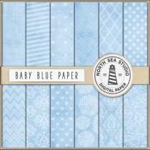 wedding photo - Baby Blue Scrapbooking Paper, Light Blue Digital Paper, Blue Printable Paper, Baby Blue Backgrounds, Coupon Code: BUY5FOR8
