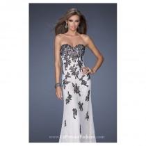 wedding photo - Strapless Beaded Gown by La Femme 20076 - Bonny Evening Dresses Online 