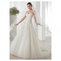 wedding photo - Marvelous Tulle Sweetheart Neckline A-line Wedding Dresses with Lace Appliques - overpinks.com